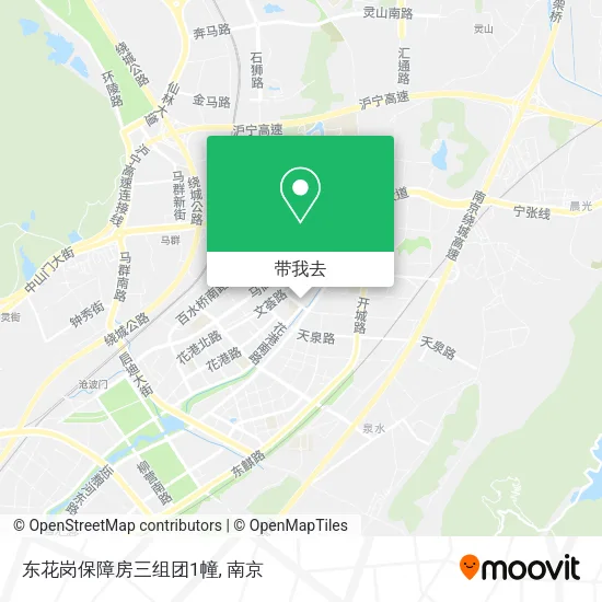 东花岗保障房三组团1幢地图