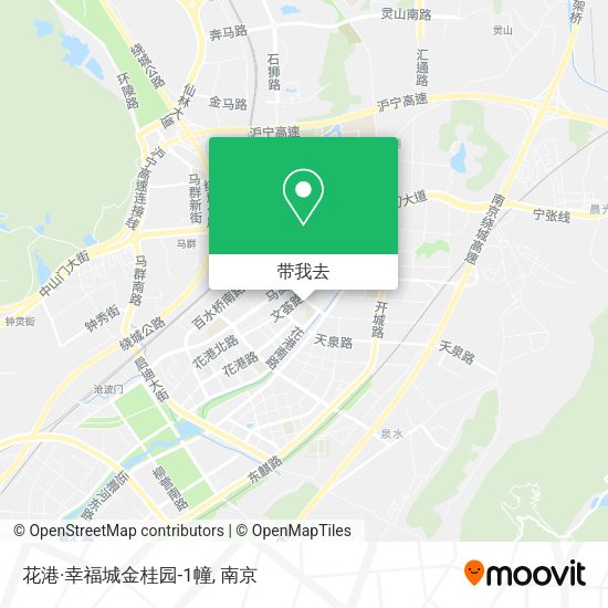 花港·幸福城金桂园-1幢地图