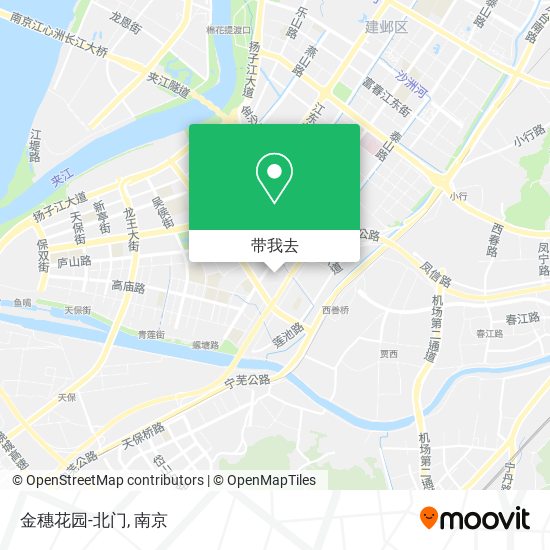 金穗花园-北门地图