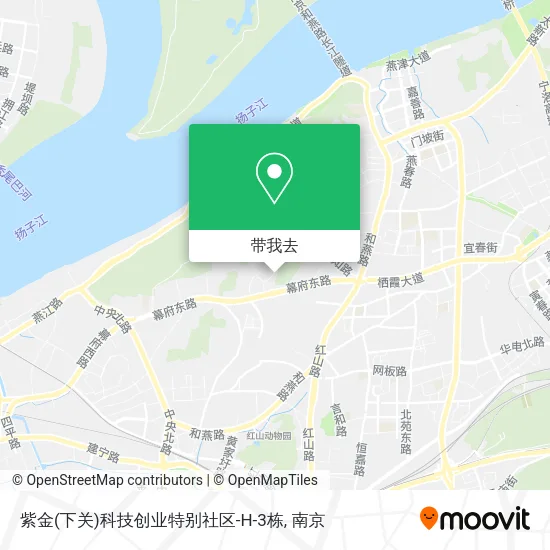 紫金(下关)科技创业特别社区-H-3栋地图