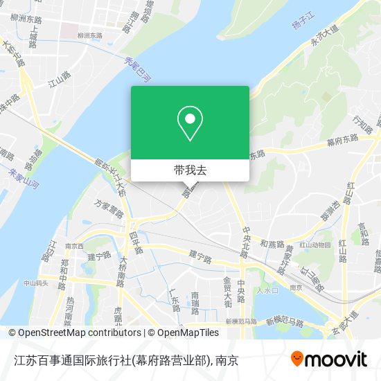 江苏百事通国际旅行社(幕府路营业部)地图