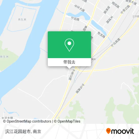 滨江花园超市地图