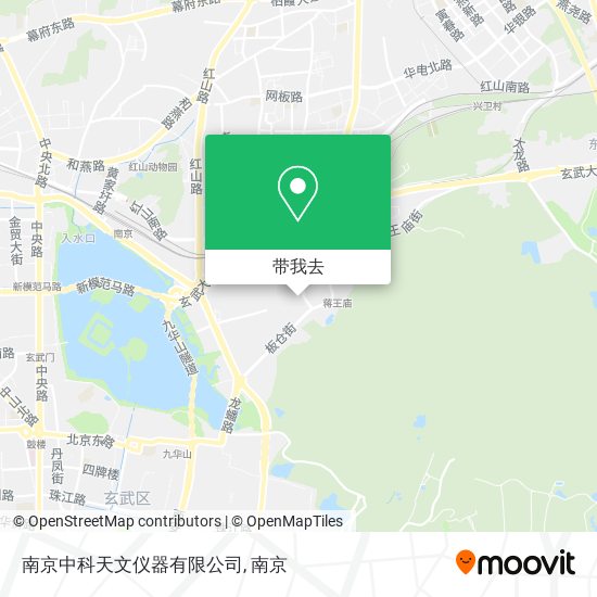 南京中科天文仪器有限公司地图