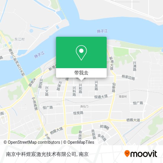 南京中科煜宸激光技术有限公司地图