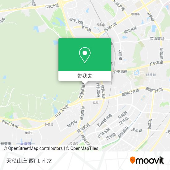 天泓山庄-西门地图