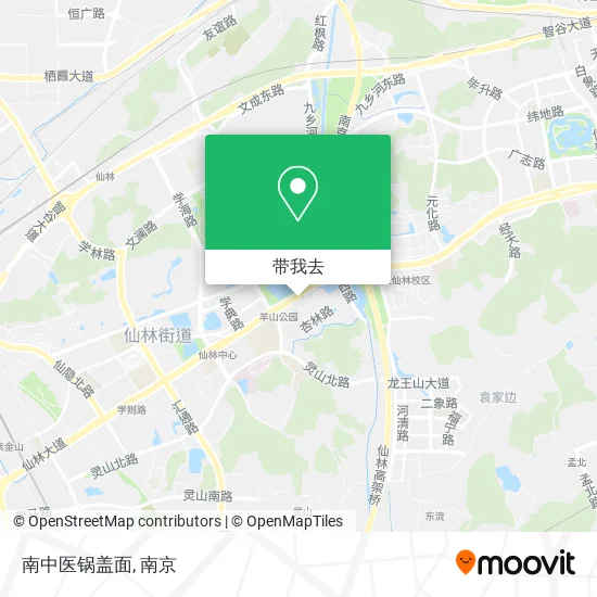 南中医锅盖面地图