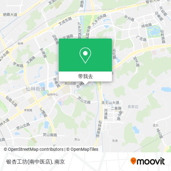 银杏工坊(南中医店)地图