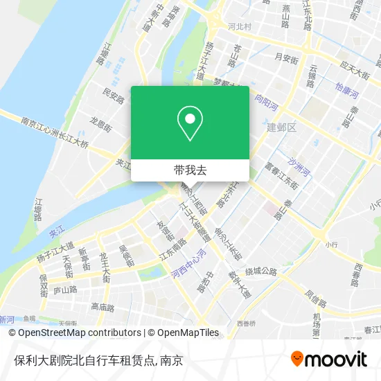 保利大剧院北自行车租赁点地图