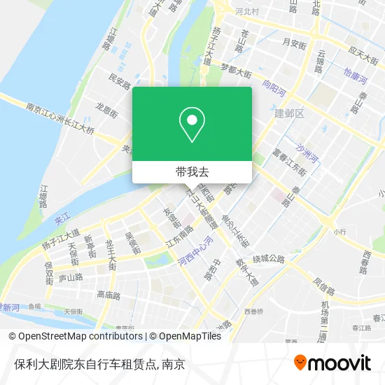 保利大剧院东自行车租赁点地图