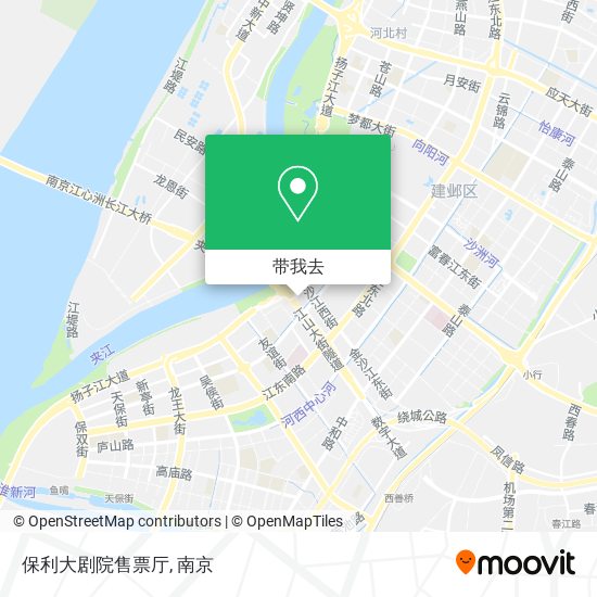 保利大剧院售票厅地图