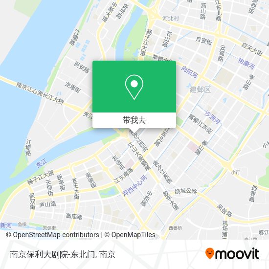 南京保利大剧院-东北门地图