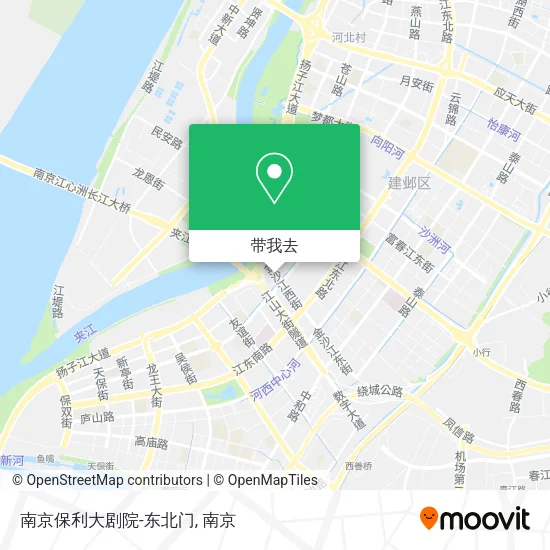 南京保利大剧院-东北门地图