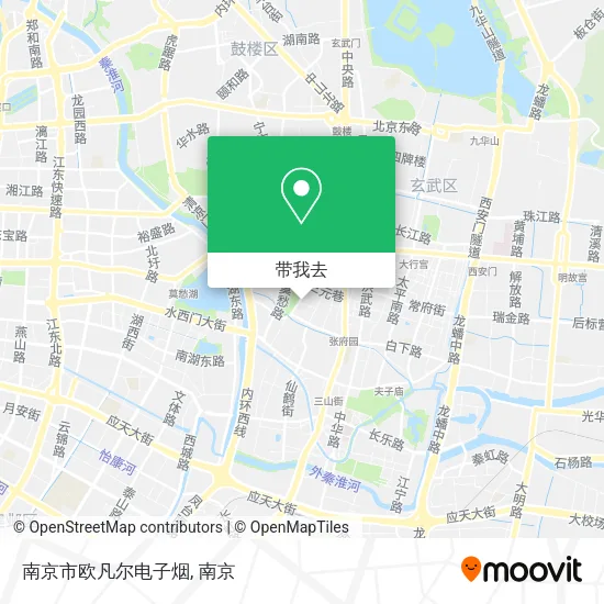 南京市欧凡尔电子烟地图