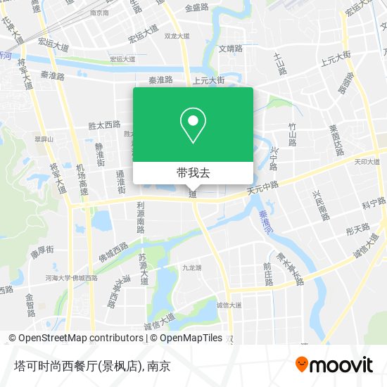 塔可时尚西餐厅(景枫店)地图