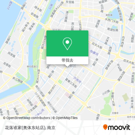 花落谁家(奥体东站店)地图