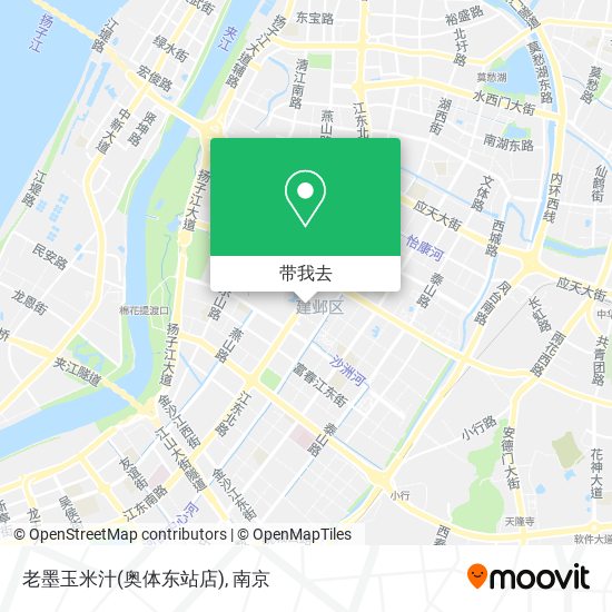 老墨玉米汁(奥体东站店)地图