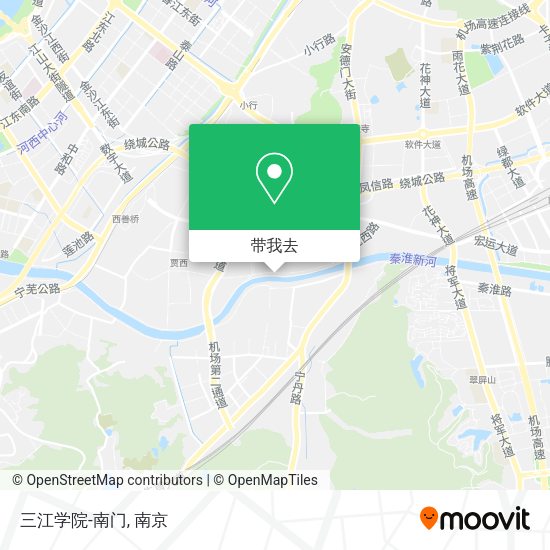 三江学院-南门地图