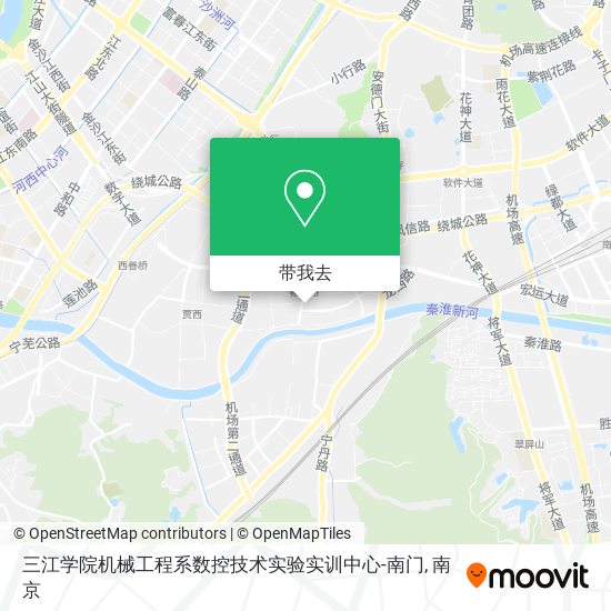 三江学院机械工程系数控技术实验实训中心-南门地图