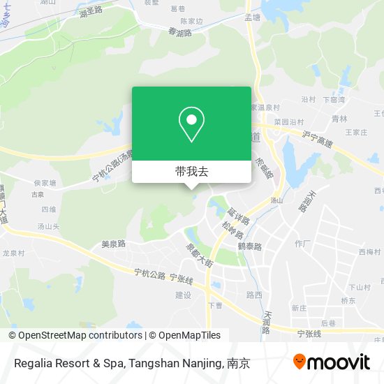 Regalia Resort & Spa, Tangshan Nanjing地图