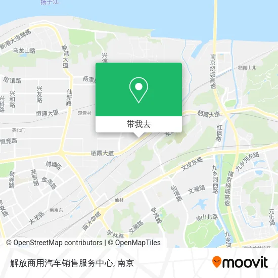 解放商用汽车销售服务中心地图