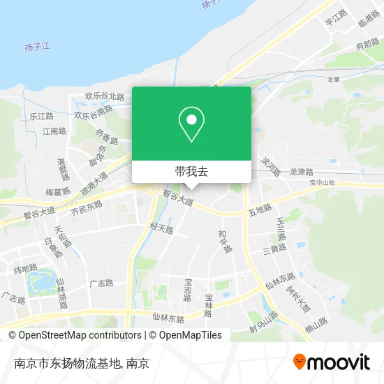 南京市东扬物流基地地图