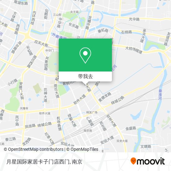 月星国际家居卡子门店西门地图