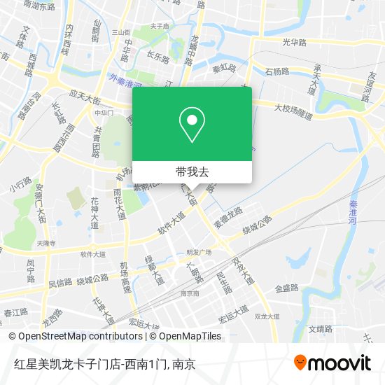红星美凯龙卡子门店-西南1门地图