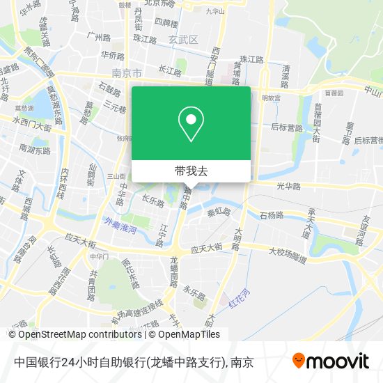 中国银行24小时自助银行(龙蟠中路支行)地图