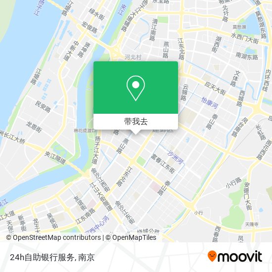 24h自助银行服务地图