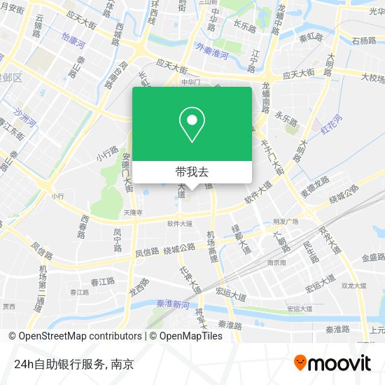 24h自助银行服务地图