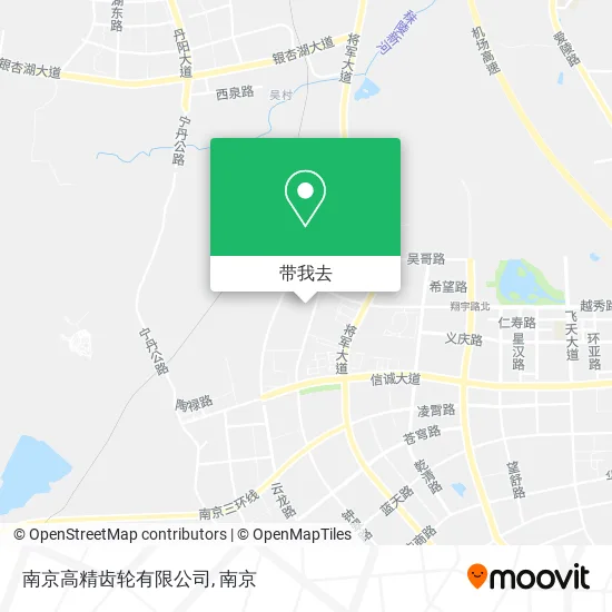南京高精齿轮有限公司地图