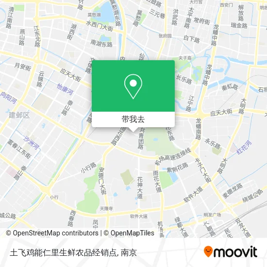 土飞鸡能仁里生鲜农品经销点地图