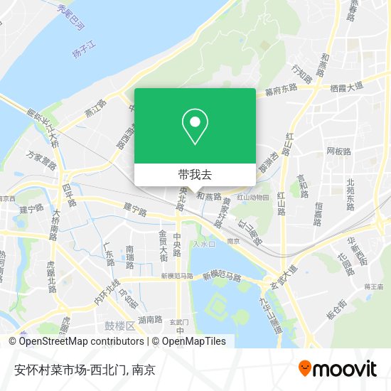 安怀村菜市场-西北门地图