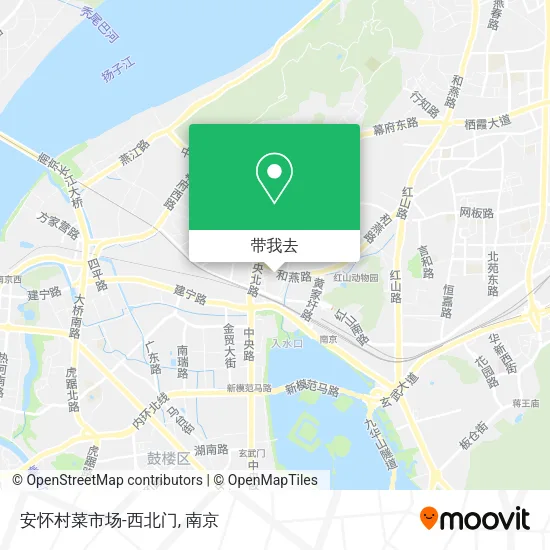 安怀村菜市场-西北门地图