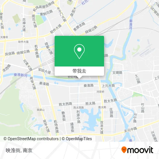 映淮街地图