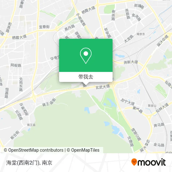 海棠(西南2门)地图