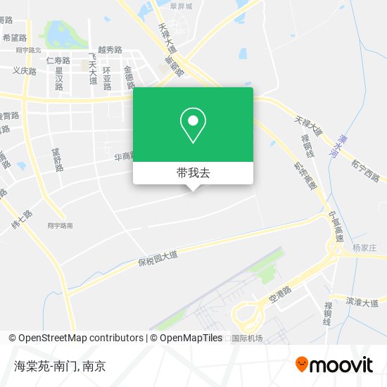 海棠苑-南门地图