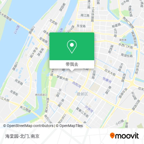 海棠园-北门地图