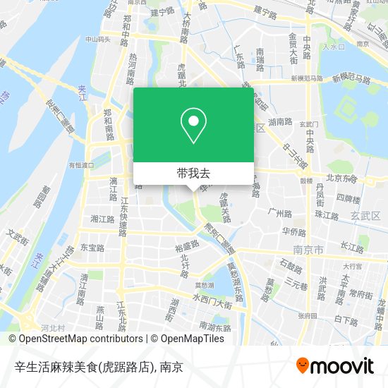 辛生活麻辣美食(虎踞路店)地图