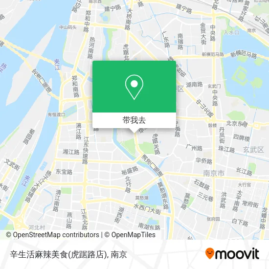 辛生活麻辣美食(虎踞路店)地图