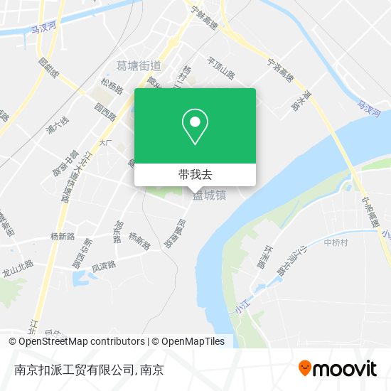 南京扣派工贸有限公司地图