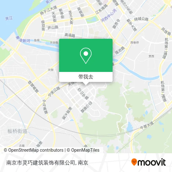 南京市灵巧建筑装饰有限公司地图