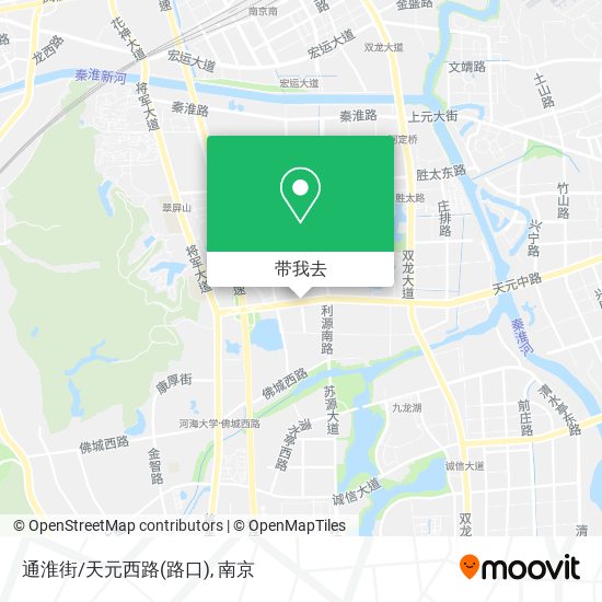 通淮街/天元西路(路口)地图