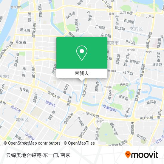 云锦美地合锦苑-东一门地图
