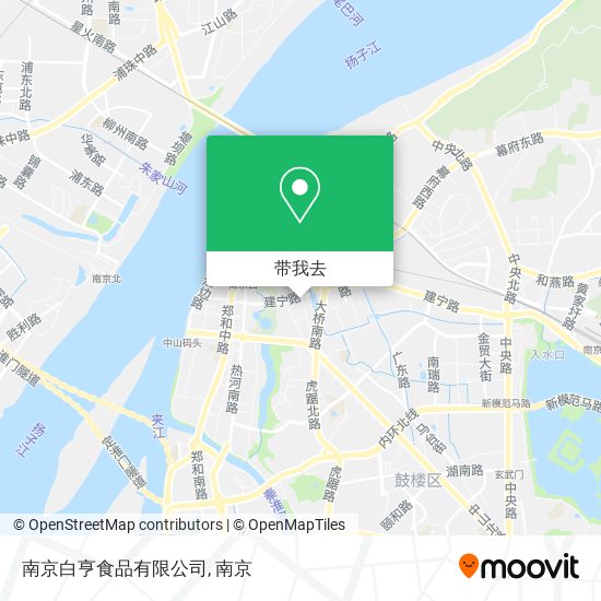 南京白亨食品有限公司地图
