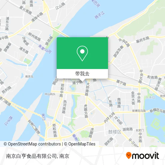 南京白亨食品有限公司地图