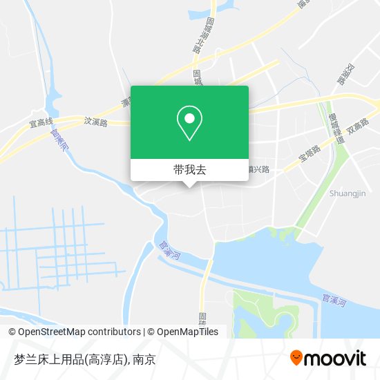 梦兰床上用品(高淳店)地图