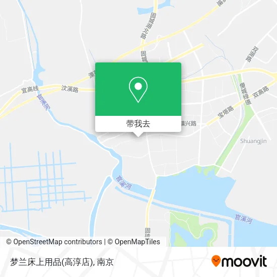 梦兰床上用品(高淳店)地图