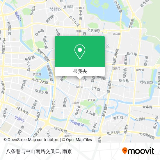 八条巷与中山南路交叉口地图