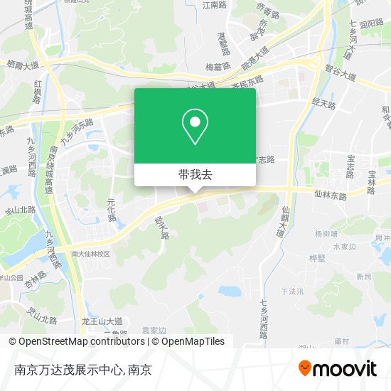 南京万达茂展示中心地图